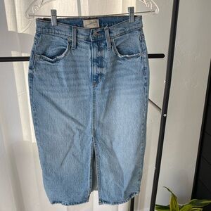 Universal Thread Light Blue Denim Skirt